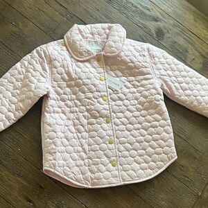 Janie and Jack Light Pink Quilted Jacket